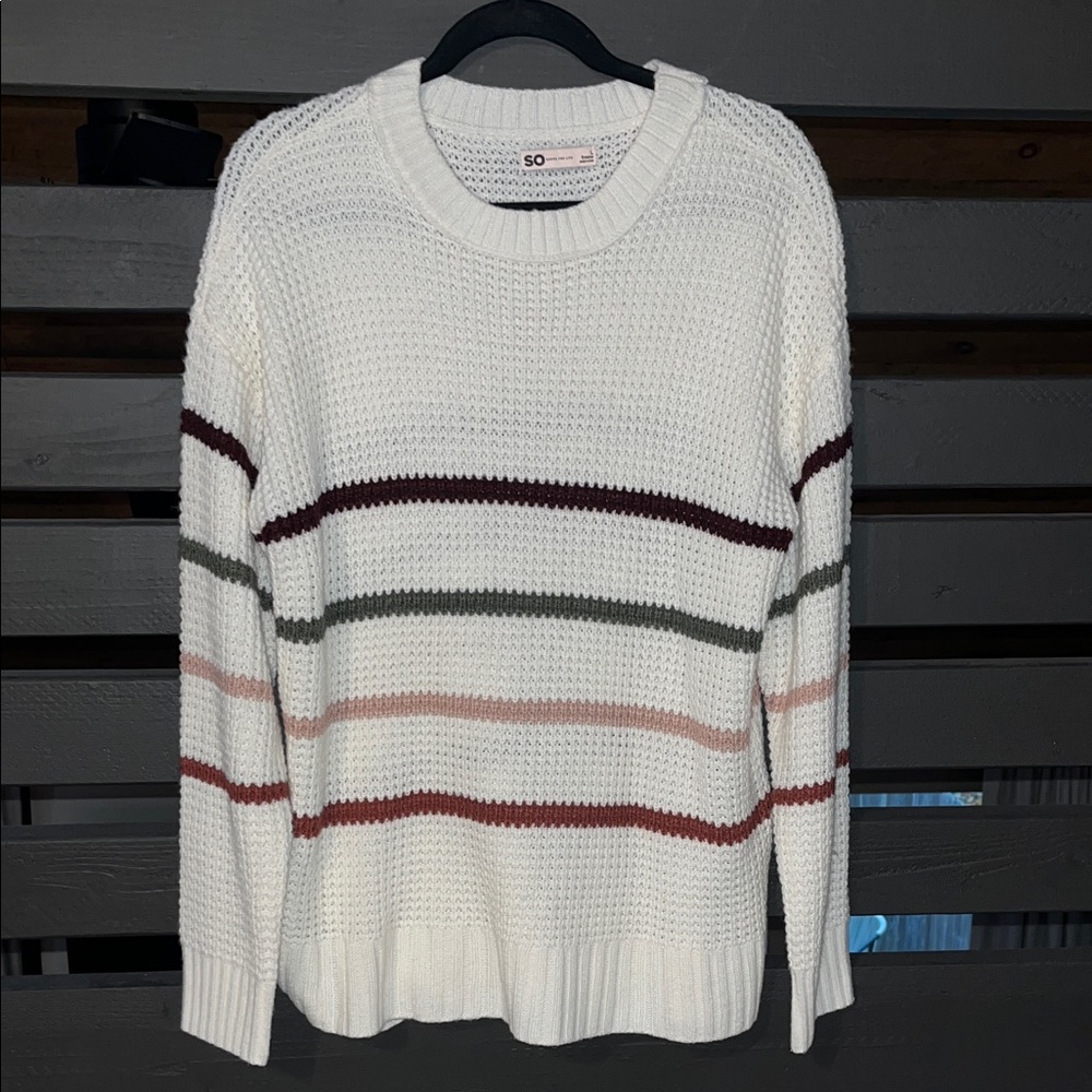 SO White Knit Sweater